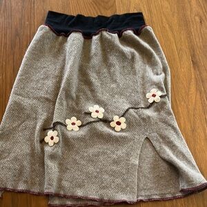FROSTY LOTUS Knit Skirt